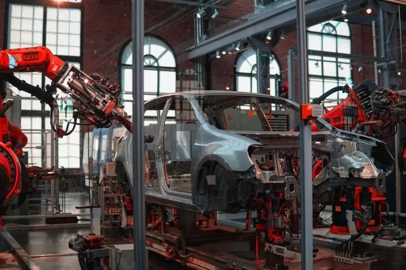 Car in production