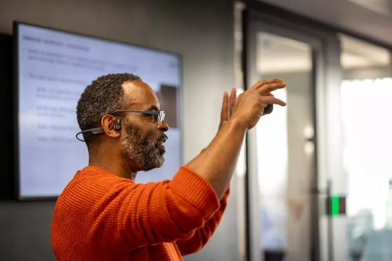 Jason training close-up