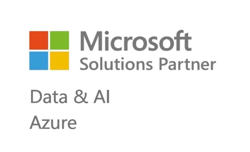 Microsoft data and AI partner logo